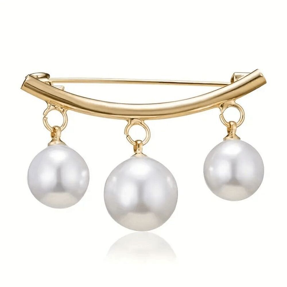 Pearl Pin Brooch - Picture 4 of 8